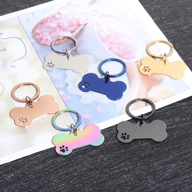 Pawnellya Tag™ — Médaille Personnalisée avec Nom & Téléphone