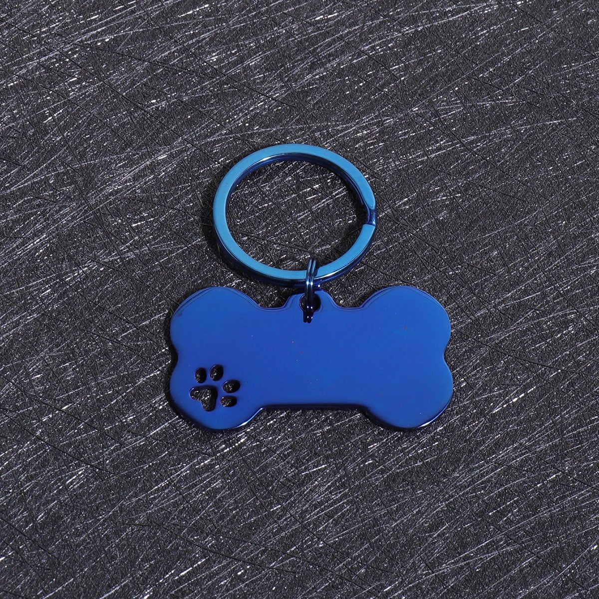 Plaques d'identité personnalisées pour chiens - Texte personnalisé - Plaque d'identification en forme d'os en acier inoxydable - Gravure laser - Anti-perte - Étiquette d'identification personnalisée pour animaux de compagnie