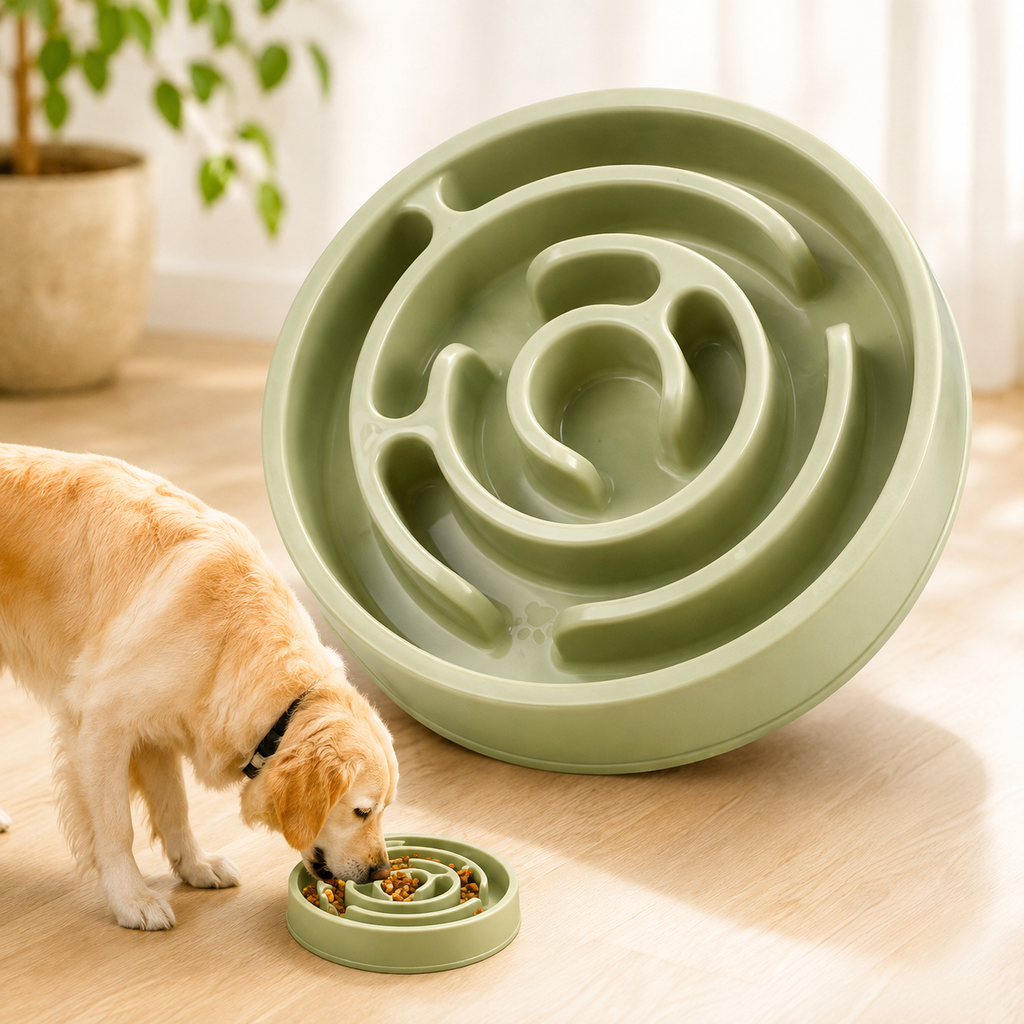 Pawnellya SlowBowl™ — Gamelle Anti-Glouton pour Chien
