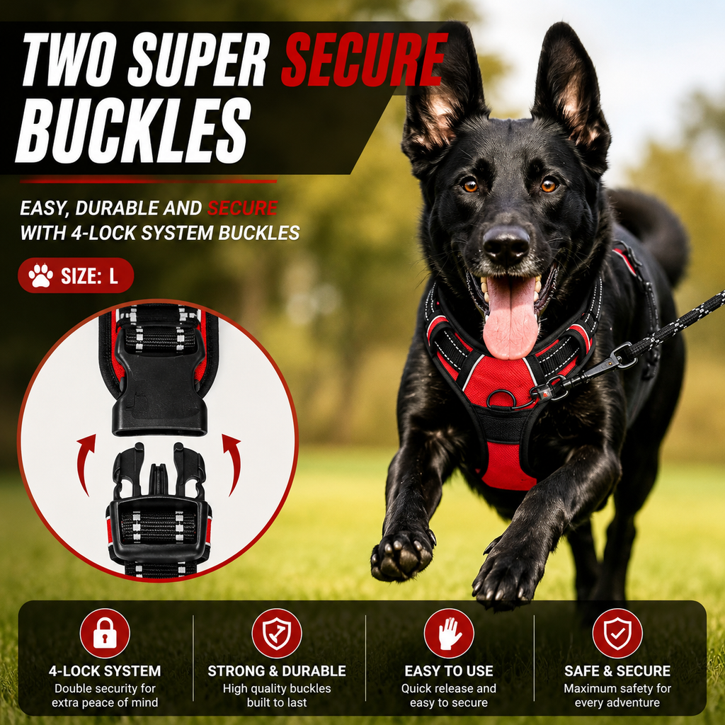 Pawnellya ComfortFit™ — Harnais Confortable Anti-Traction pour Chien